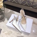 Dior Leather Slingback Flat With Heel 10cm DR0495