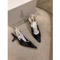 Dior Wool Fabric Slingback Flat With 6.5cm DR0533